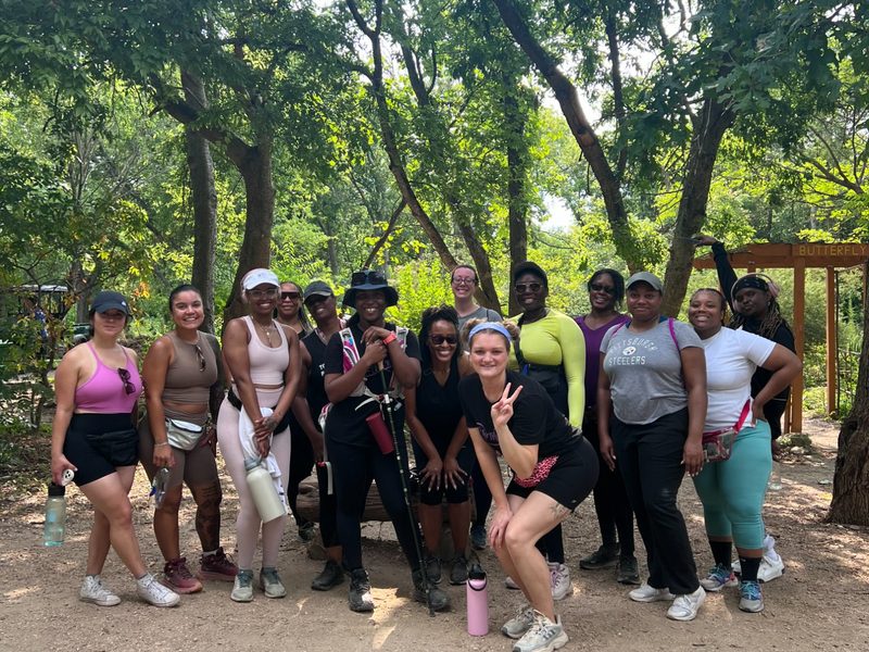HikeHER Dallas community gathering