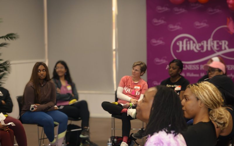 HikeHER Wellness Reset indoor experience